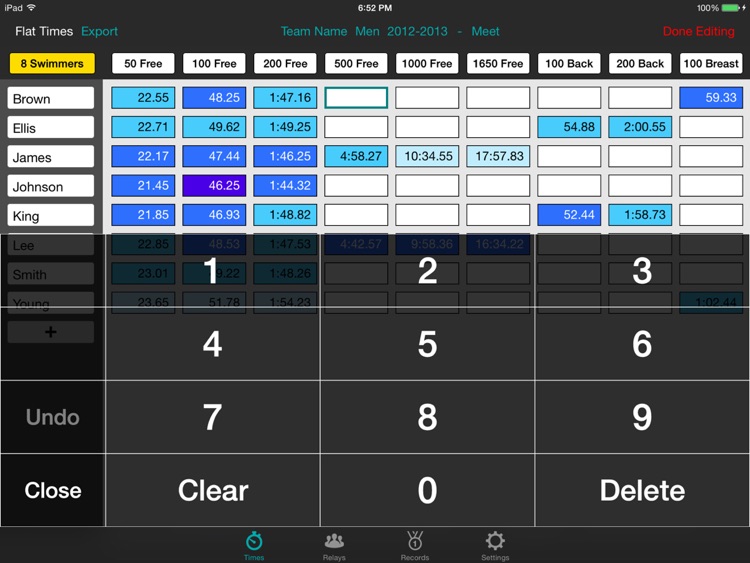Swim Team Manager screenshot-4