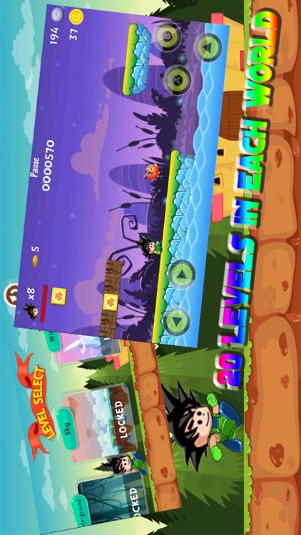 Adventures Run For DBZ Super Saiyan Goku