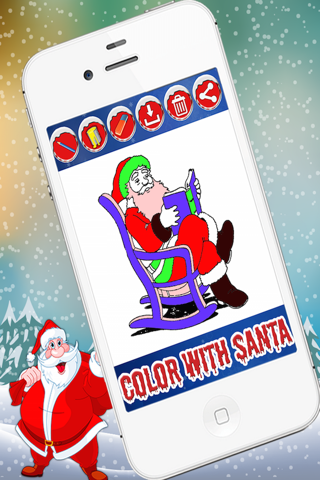 Christmas Coloring  Game For Kids & Adults screenshot 2
