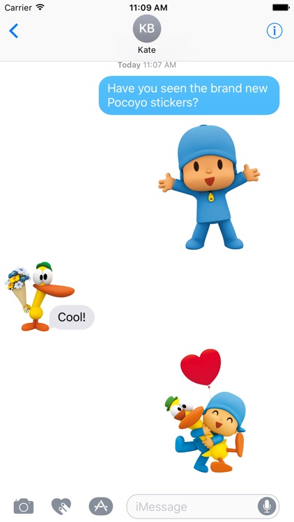 Pocoyo Stickers for messages Free