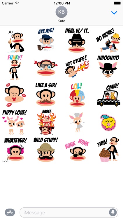 Paul Frank Stickers