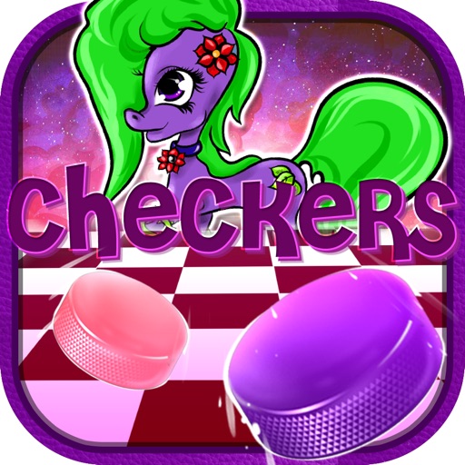 Checkers Boards Puzzle Pro “For My Monster Pony ” iOS App