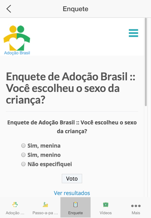 Adoção Brasil screenshot 4