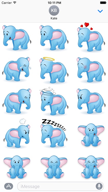 Elephant Animal Stickers