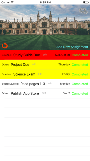 Assignment Tracker(圖1)-速報App