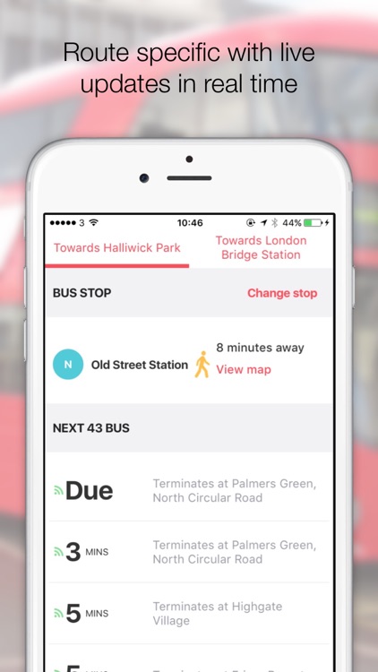 My London TFL Bus Times - 109