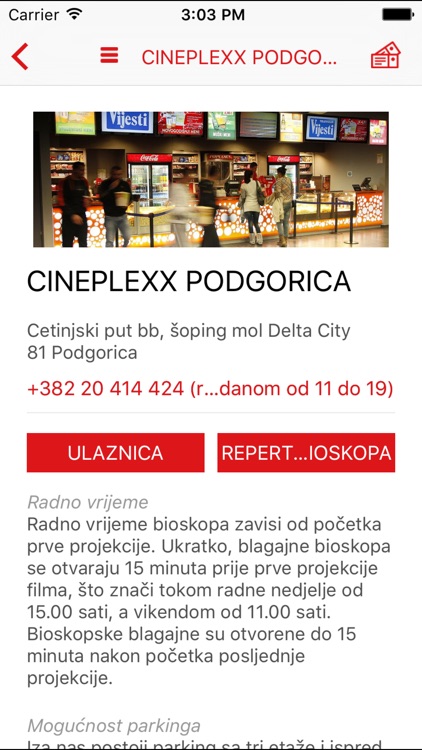 Cineplexx Crna Gora screenshot-3