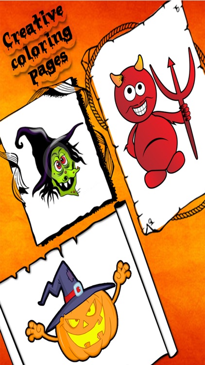 Halloween Coloring Book For Kids - Free Color Page