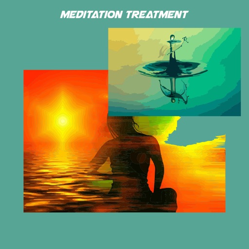 Meditation treatment icon