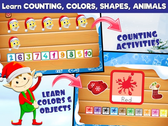 Preschool Learning Games - Christmas Editionのおすすめ画像3
