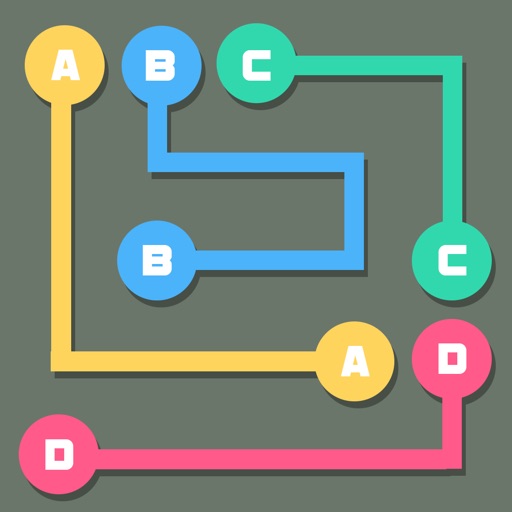 Match The Letters - awesome dots joining strategy game icon