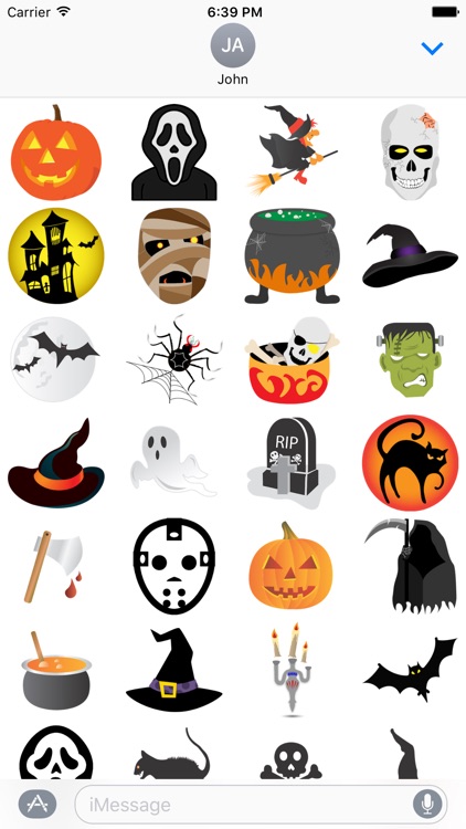 Halloween BOO! Scary Stickers for iMessage