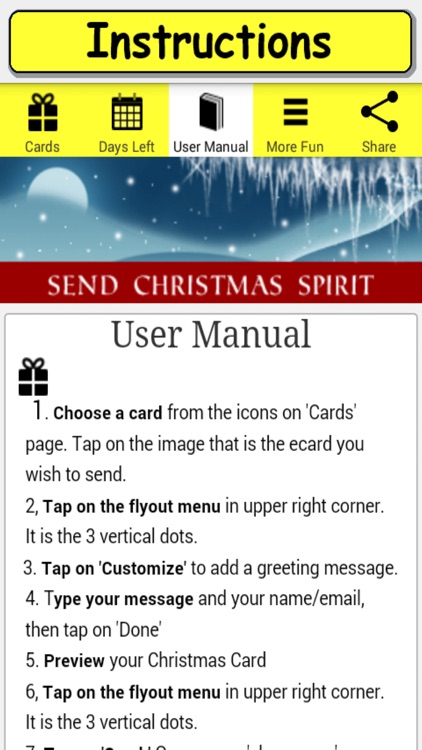 Christmas Cards for iPhone