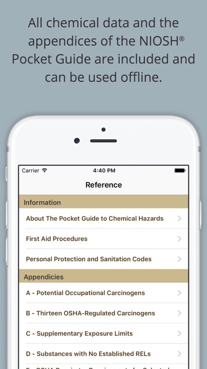 Chemical Hazards Pocket Guide