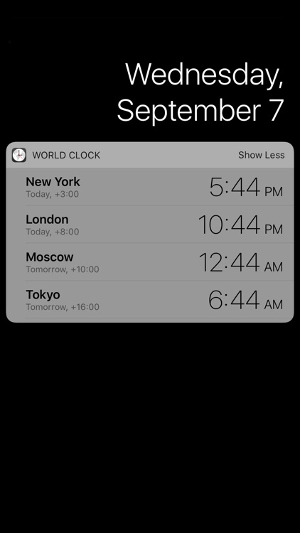 World Clock Today Widget