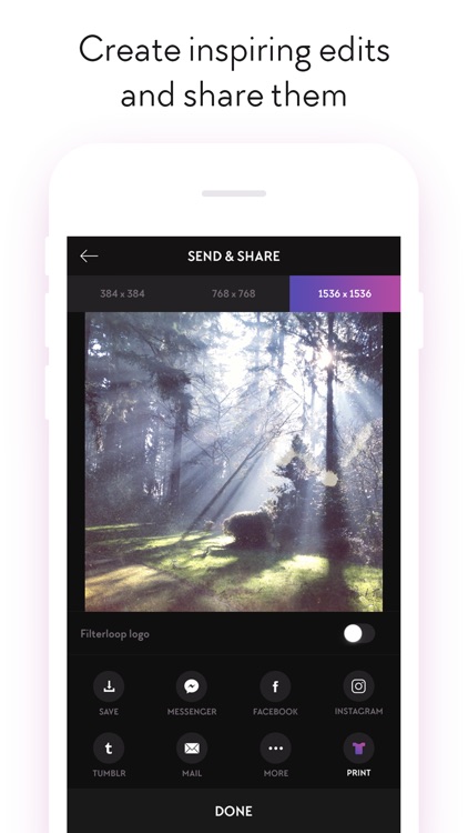 Filterloop: Photo Editor screenshot-4