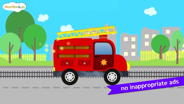 汽車, 卡車, 消防車- 兒童益智遊戲, 圖畫, 拼圖活動(英語, 國語)(圖3)-速報App