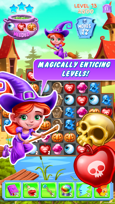 How to cancel & delete Creepy Crawly Kingdom - A Wicked Match 3 Puzzle from iphone & ipad 1