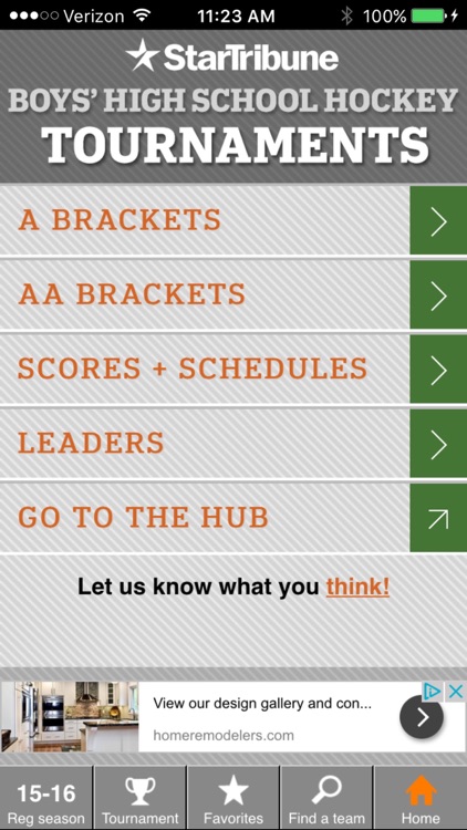 Boys' Hockey Scoreboard