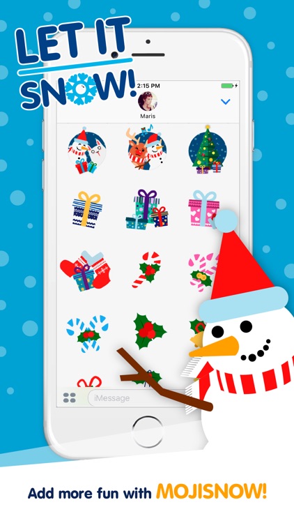Moji Christmas Animated Stickers