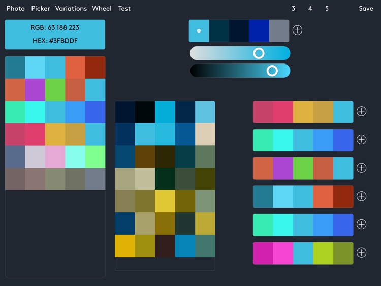 IC Colors Palettes