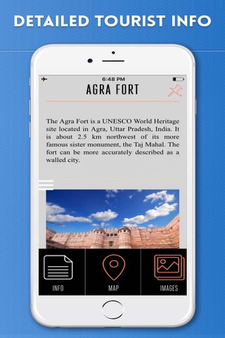Agra Travel Guide with Offline City Street Map screenshot 3