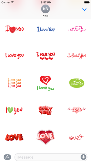 Love Stickers and Labels for iMessage(圖3)-速報App