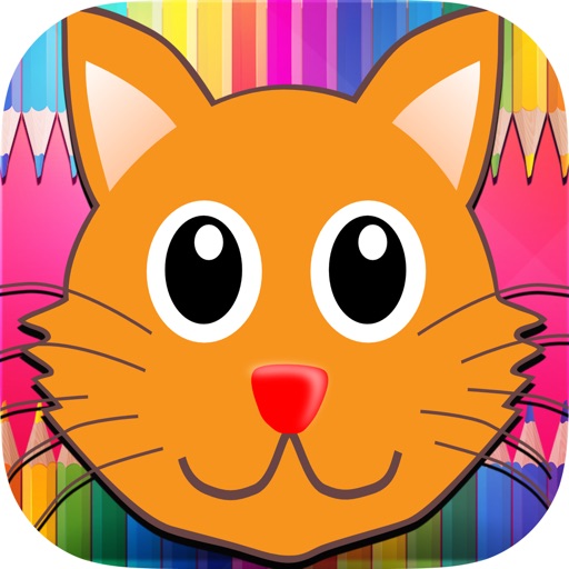 Cat Coloring Book - Cute Cat Kitty Kitten Paint And Draw For Kid Boy And Girl iOS App