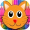 Cat Coloring Book - Cute Cat Kitty Kitten Paint And Draw For Kid Boy And Girl