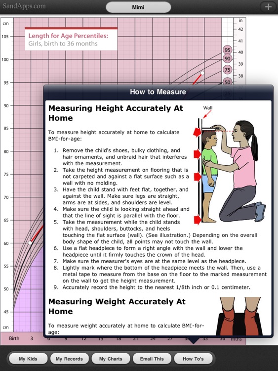 Growth Charts for Babies, Children, Infants screenshot-3