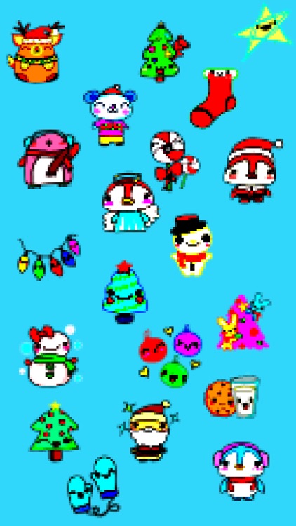 Christmas Flappy Bird - Pixel Art - Sticker