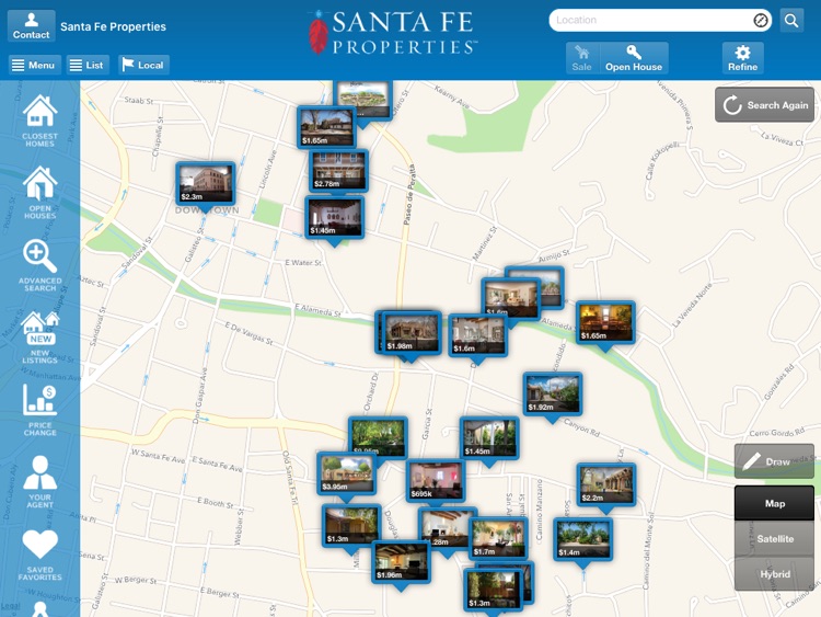 Santa Fe Properties for iPad