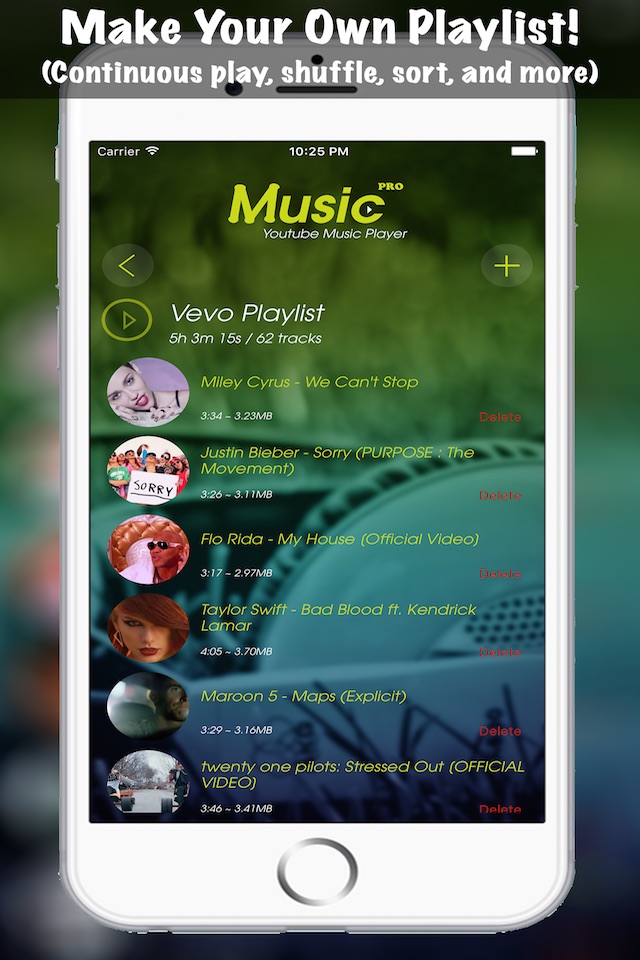 Music Pro Background Player for YouTube Video - Best YT Audio Converter and Song Playlist Editor screenshot 2