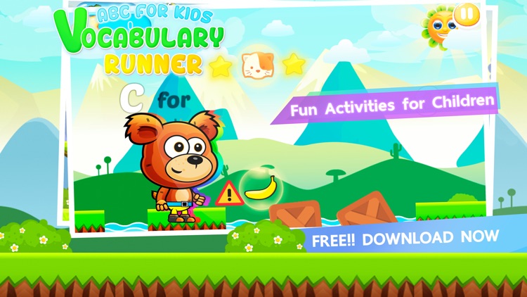 ABC Vocabulary Runner For Kids