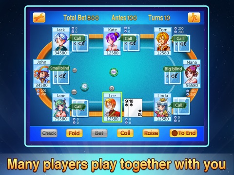 Texas Holdem Poker-Vegas Casino Card Game screenshot 2