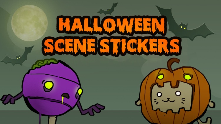 HalloweenScene Stickers and Emoji