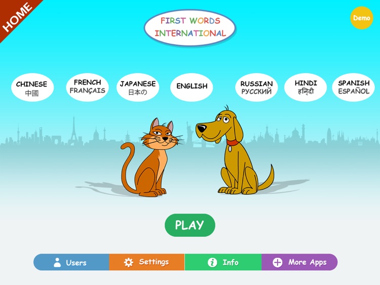 First Words International Home HD screenshot-0