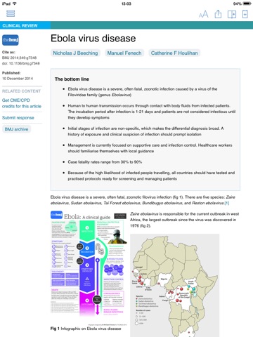 BMJ (British Medical Journal) screenshot 2