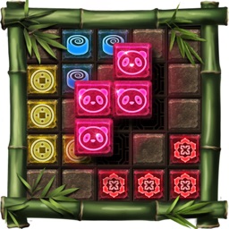 Block Puzzle 1010: china temple style,panda blocks