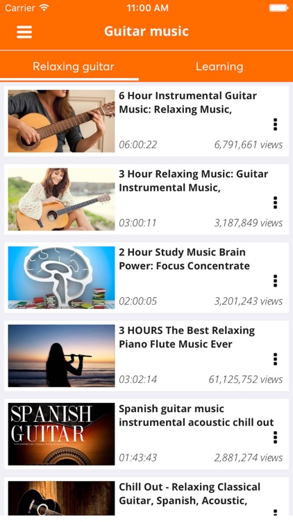 Guitar music - Top video for learning, relaxing