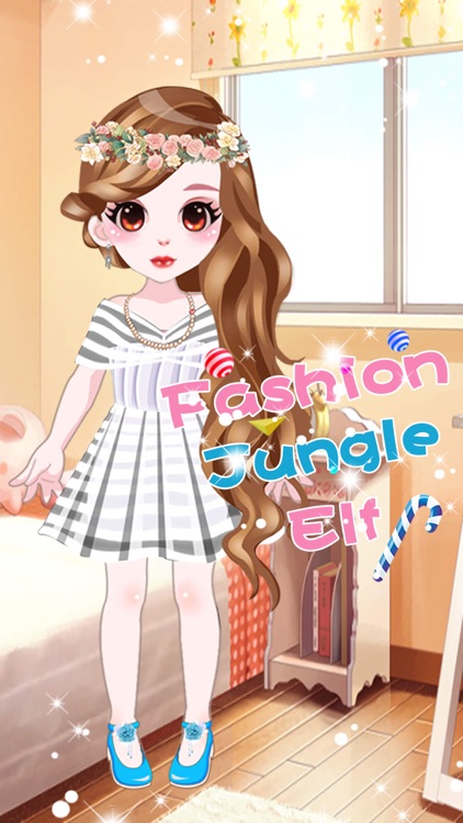 Fashion Jungle Elf - Fashion Beauty Make up Game screenshot-3