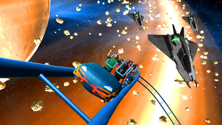 Space Roller Coaster 3D screenshot-4