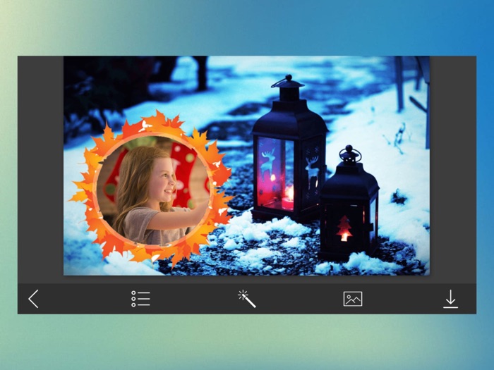 Xmas Tree Photo Frame - Photo Frames for Instagram