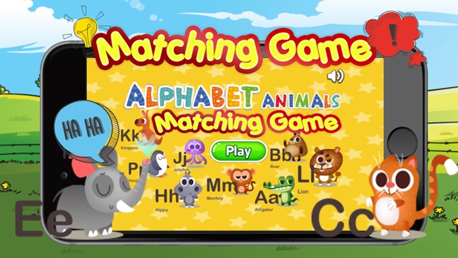 Memorize alphabet animals remembering ga