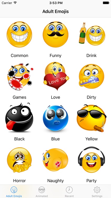 Adult Emoji Icons - Naughty & Dirty Emoticons