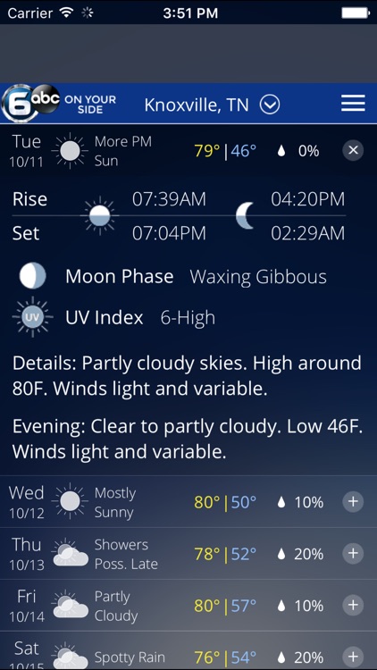 Knoxville Wx - weather from WATE 6 On Your Side screenshot-3