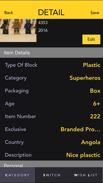 SnapCollect - Lego Collecting Manager