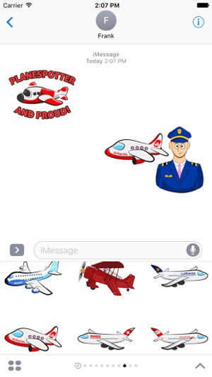 Comic Style Airplane Stickers(圖2)-速報App
