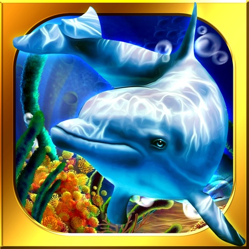 Dolphins Slots – Win free Gold Fish Treasures Icon