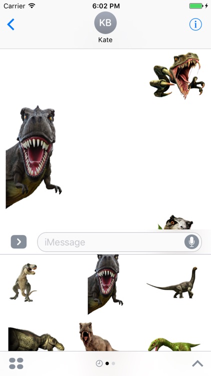 Dinosaur Stickers for iMessage+